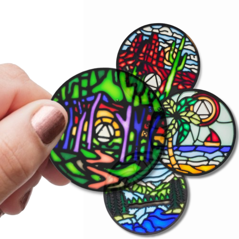 Stained Glass AA Coins