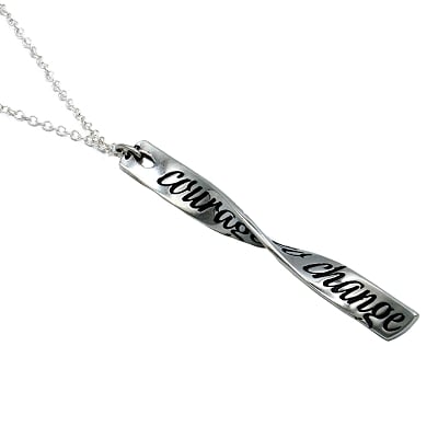 Courage To Change Sterling Silver AA Necklace